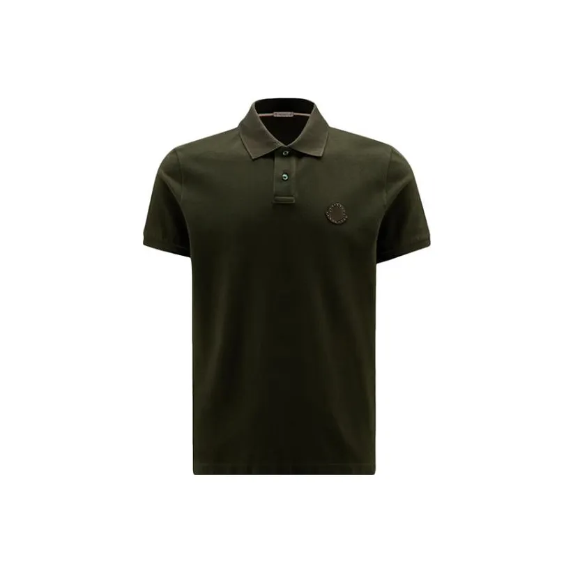 MONCLER Зеленая Мужская Поло