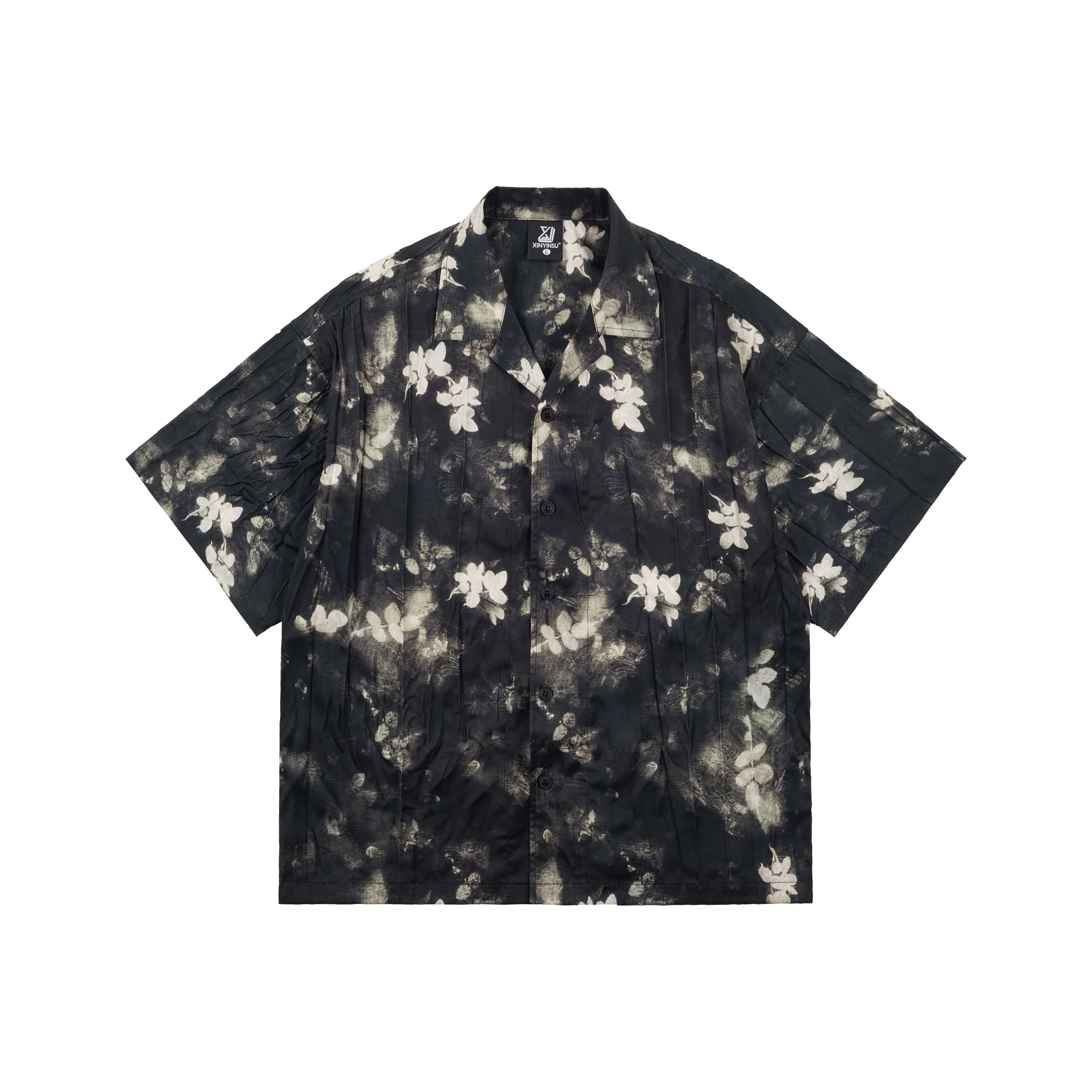 XINYINSU Short Sleeved Shirt Unisex Green