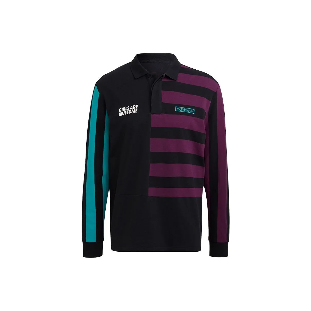 Adidas Originals Поло Мужское Черное