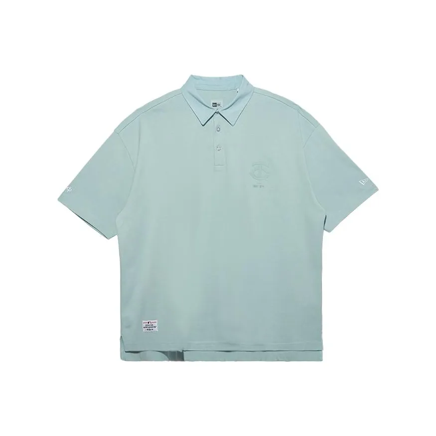 New Era Мятно-зеленый Унисекс Поло