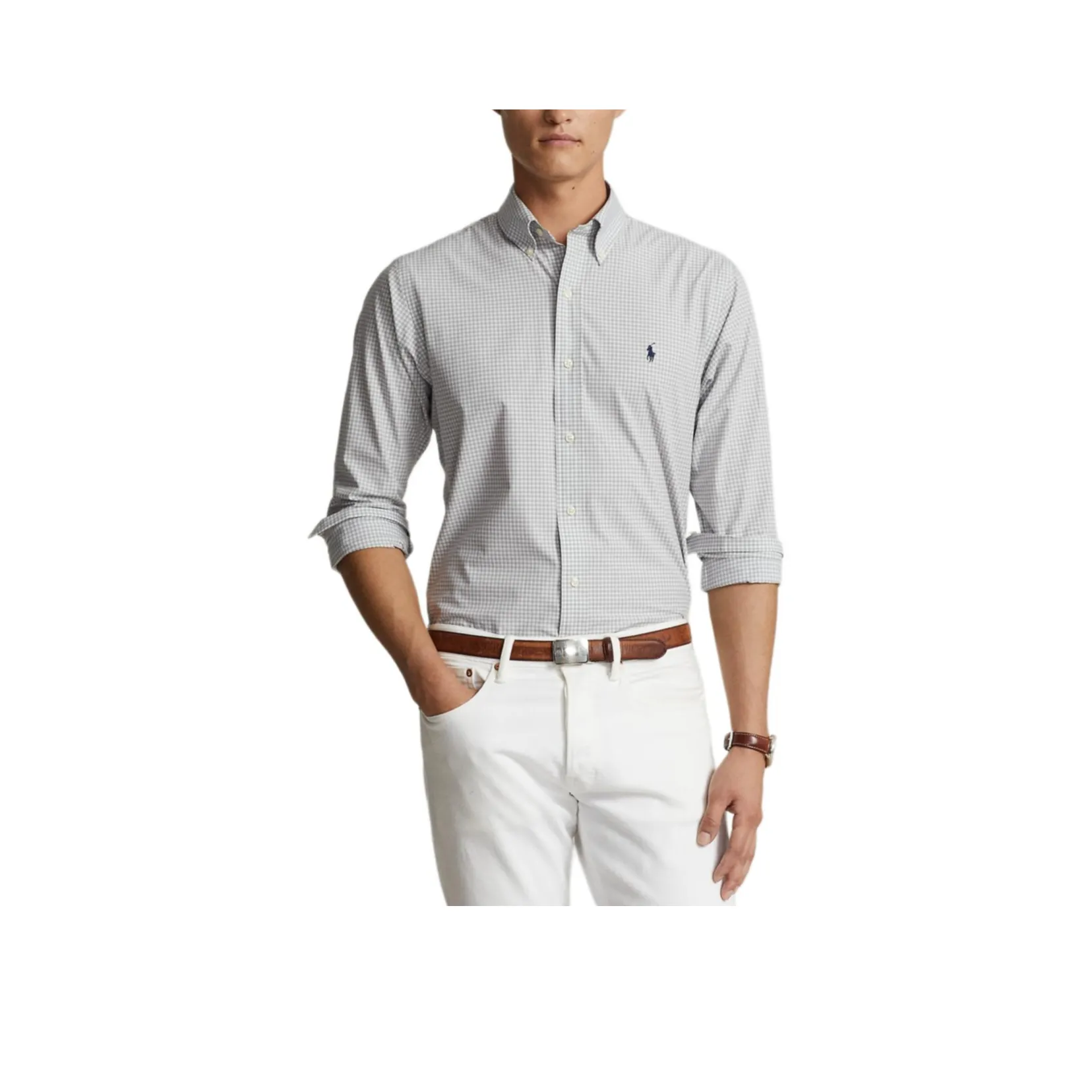 Polo Ralph Lauren Shirts Men Gray