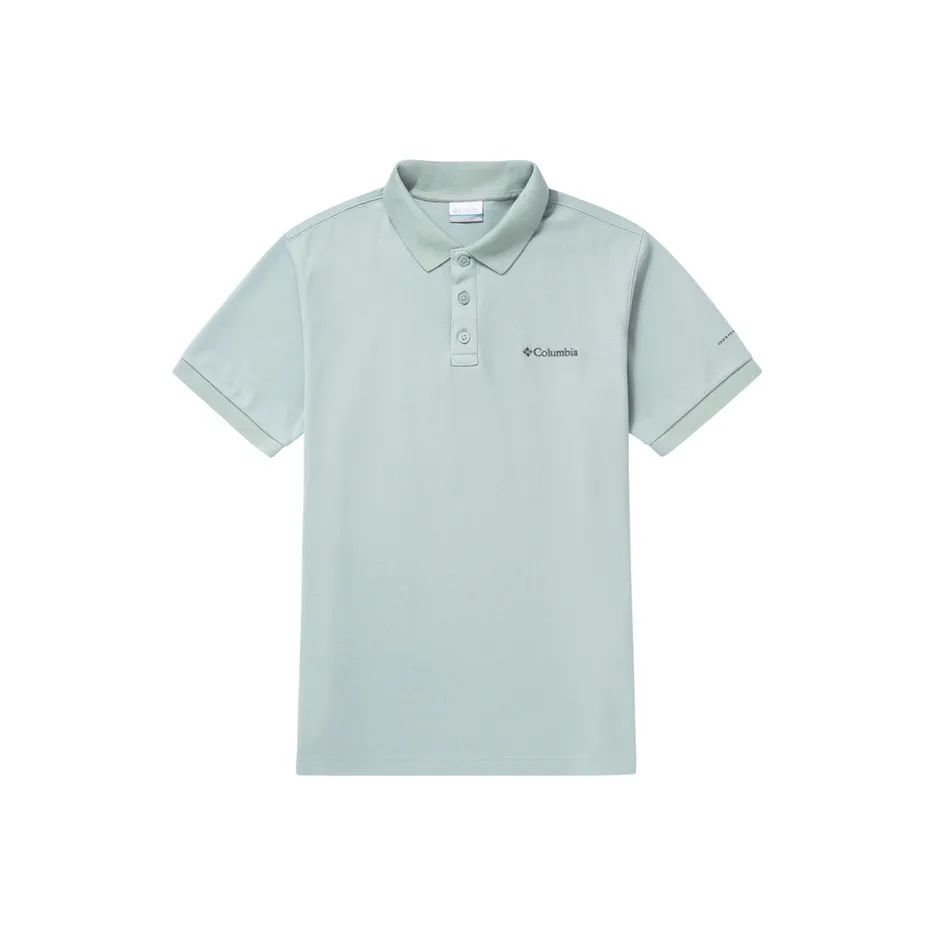 Columbia Polo Shirts Men's Light Green