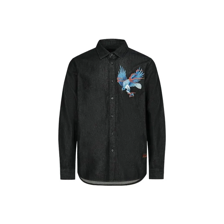 EVISU Shirts Men's Black