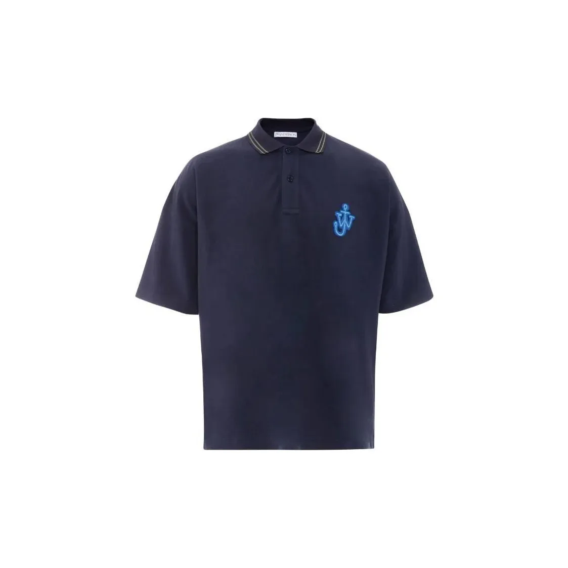 JW Anderson Anchor Patch Short Sleeve Polo Shirt