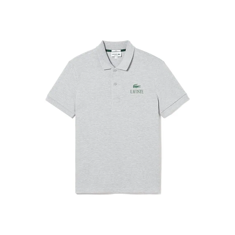 LACOSTE Серебристо-серый CCA Мужская Поло