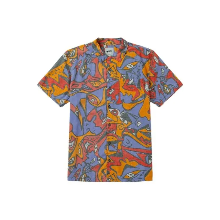 VANS Рубашка SS Рубашка Мужская Оранжевая