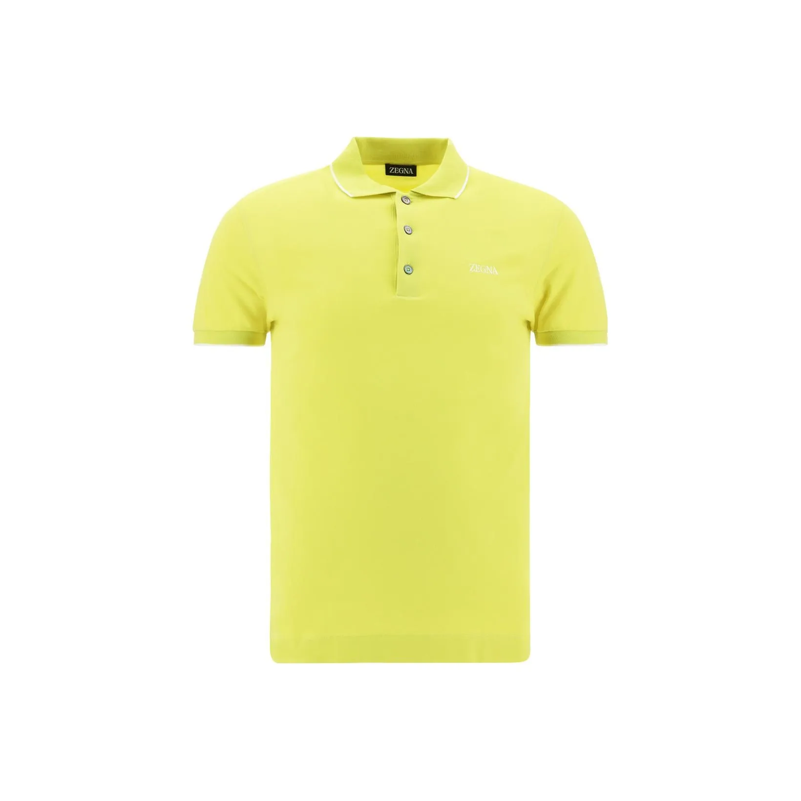 Zzegna Желтая Мужская Поло
