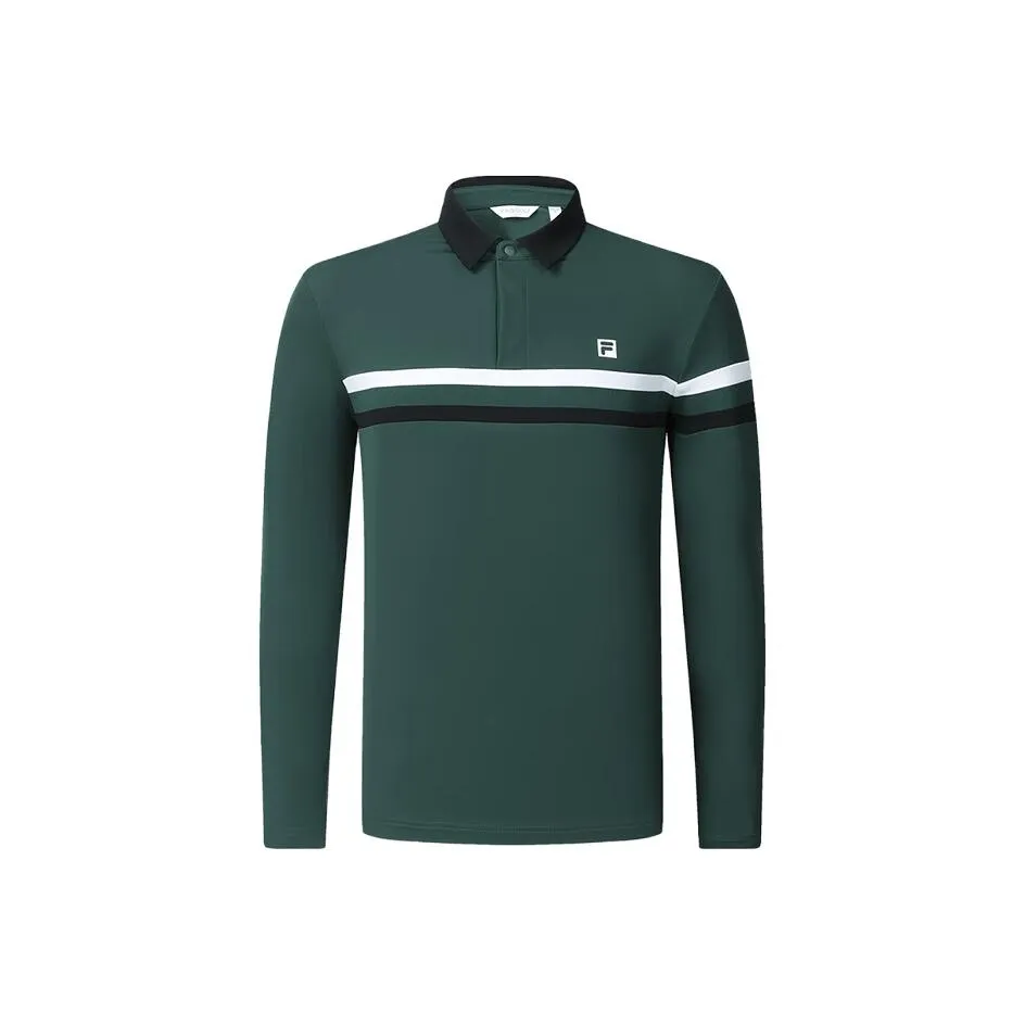 FILA Golf Series Polo Shirt Men's Mountain Wall Green