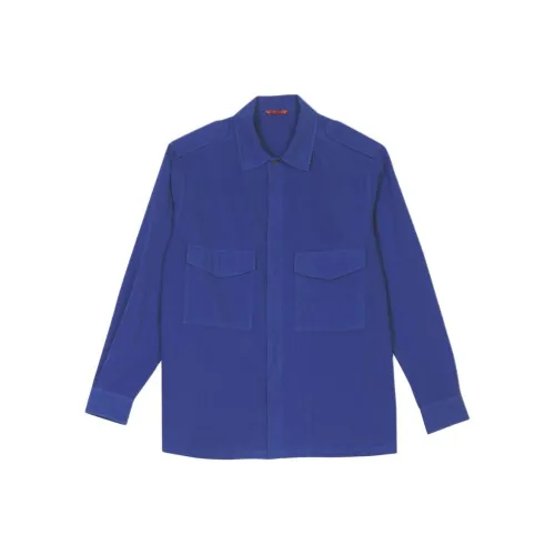 Barena Blue Мужские Рубашки