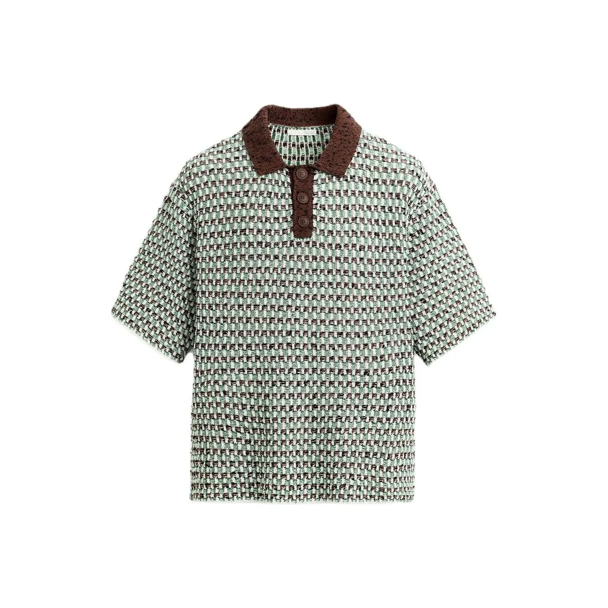 ZARA Зеленая Мужская Поло