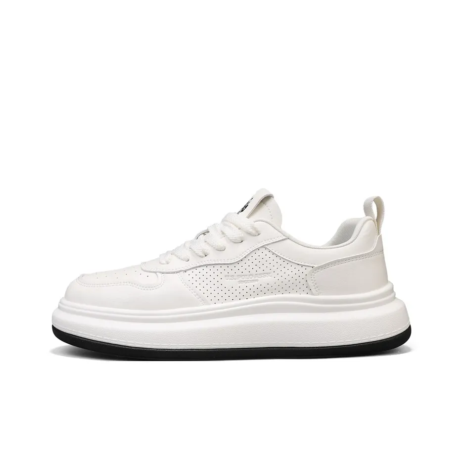 U.S. POLO ASSN. Белые кроссовки с антискользящим и дышащим покрытием низкие топы для скейтбординга мужские экрю