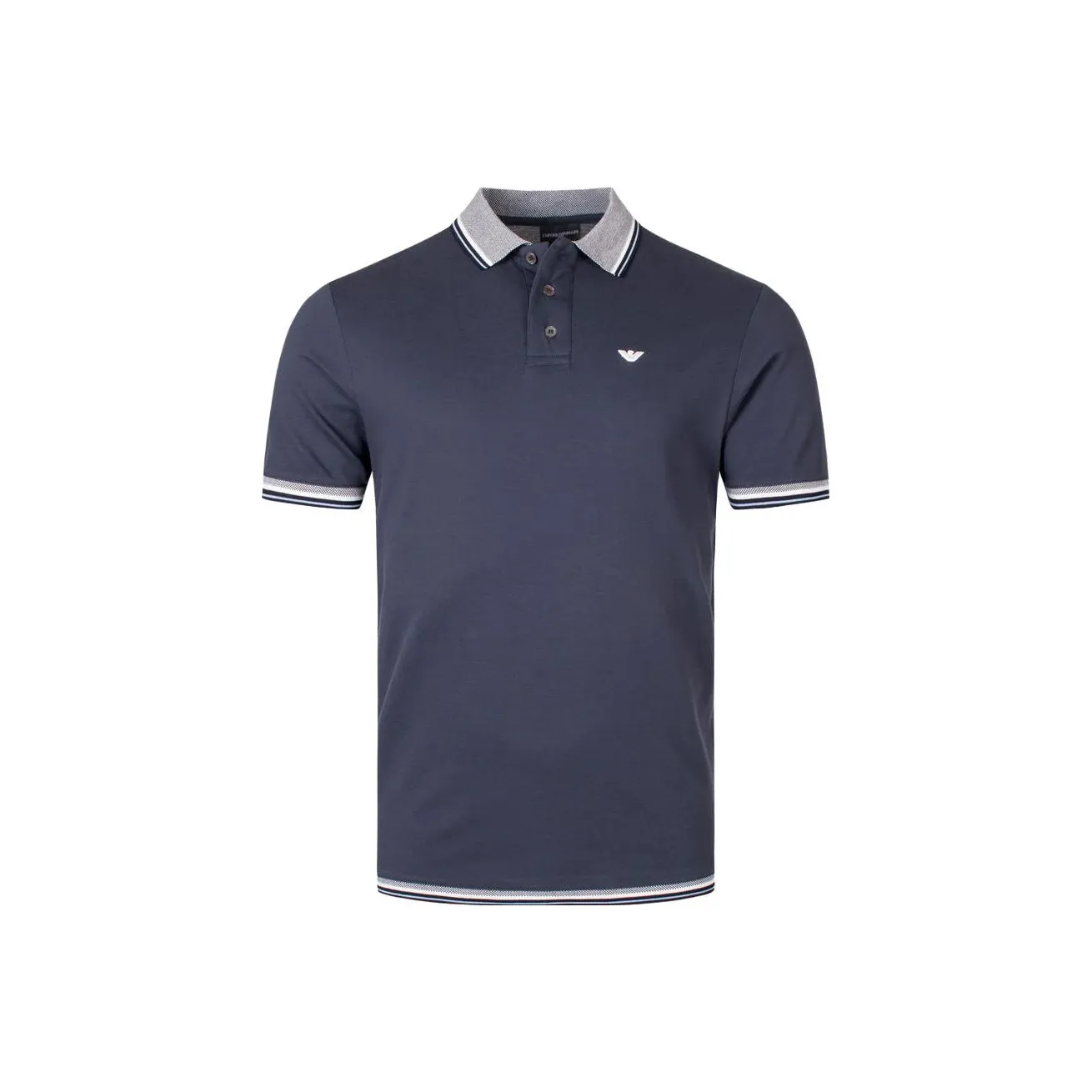 EMPORIO ARMANI SS23 Polo Shirt Men's Marine Blue