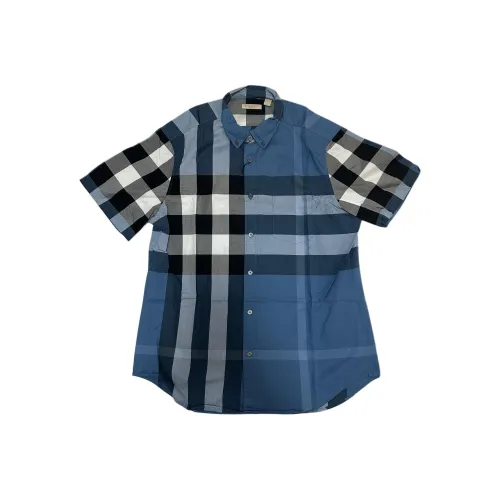 Burberry Blue Мужские Рубашки