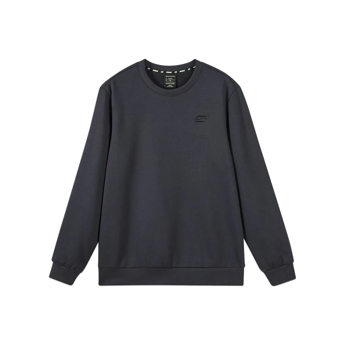 Skechers Свитшот Унисекс Угольный Серый