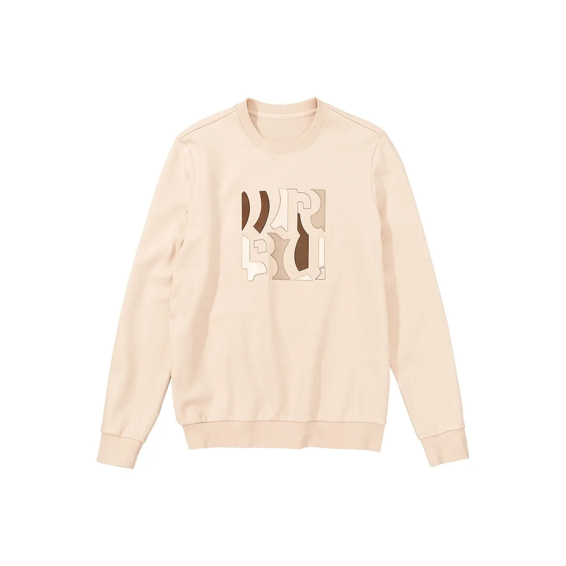Mr.Bu Sweatshirt Men's Elegant Beige Apricot