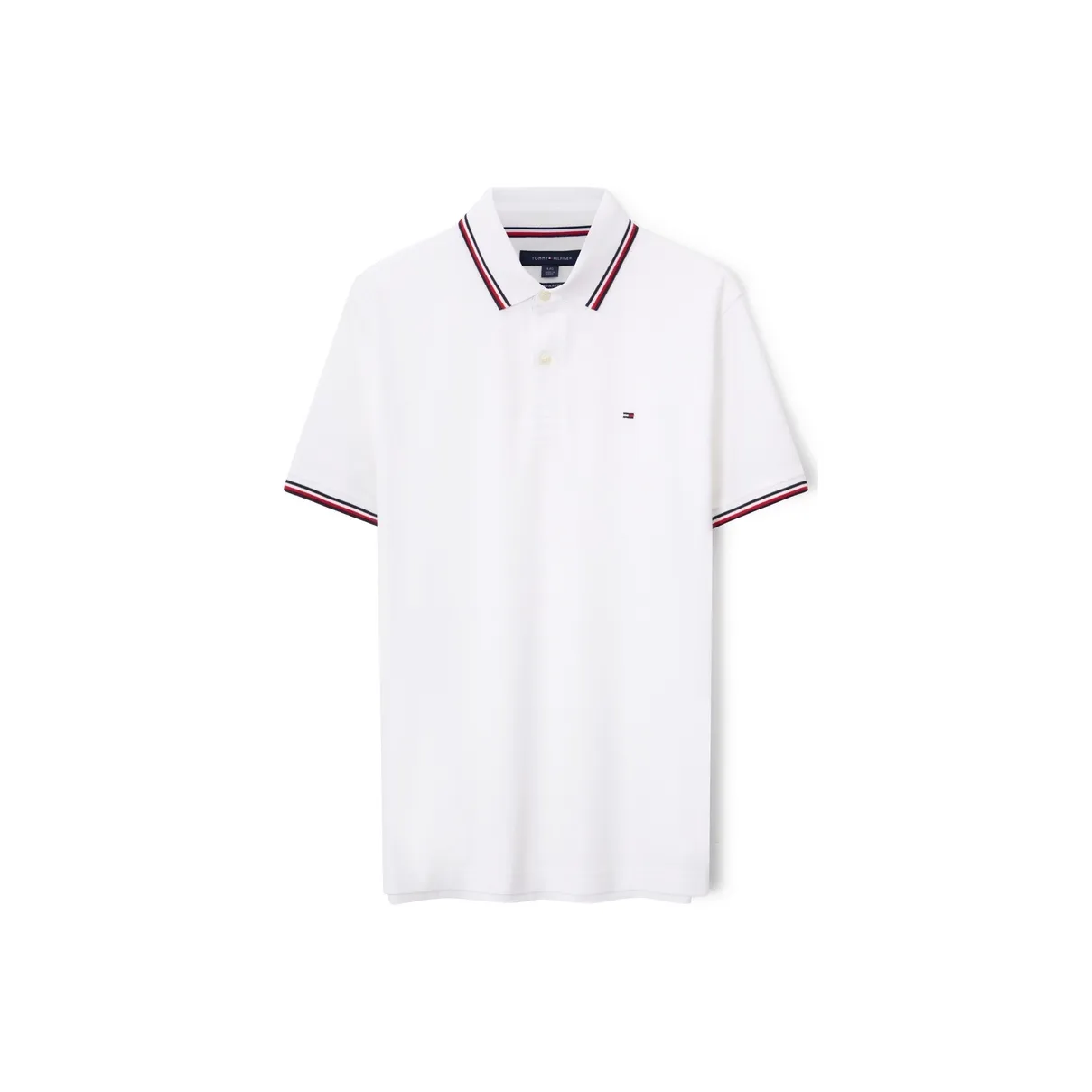Tommy Hilfiger Polo Shirt Men's Cloud Bath White