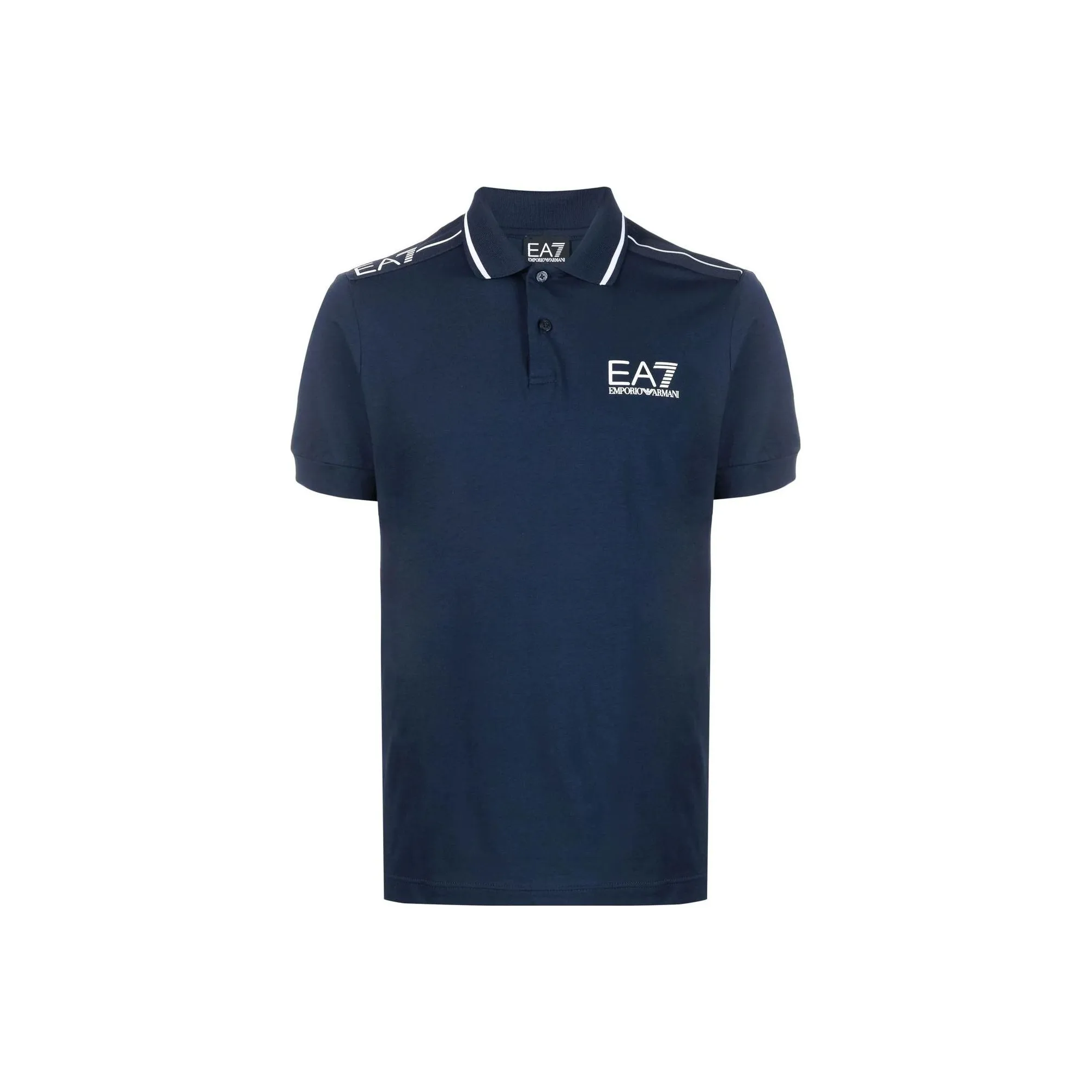 EMPORIO ARMANI EA7 Polo Shirts Men's Marine Blue