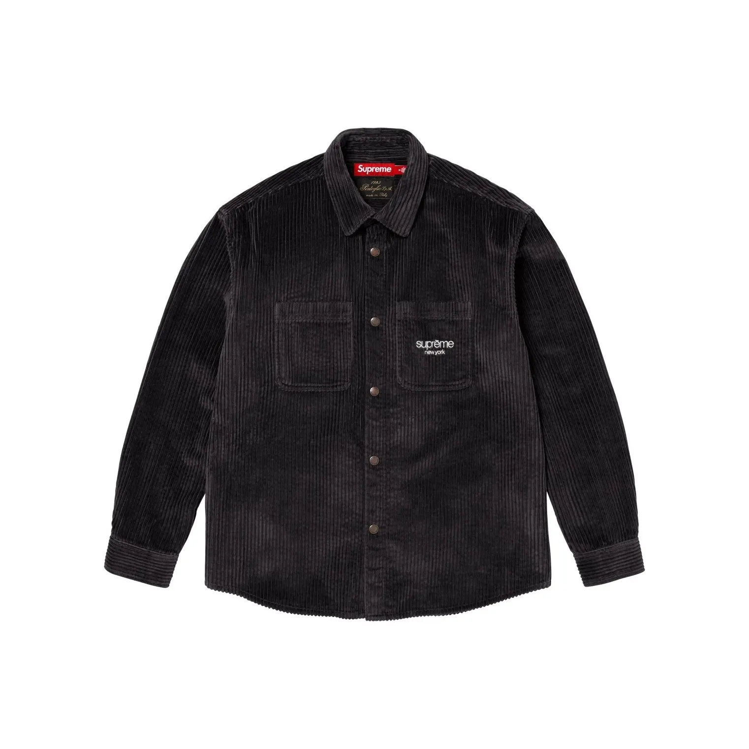 Supreme Wide Wale Corduroy Snap Shirt