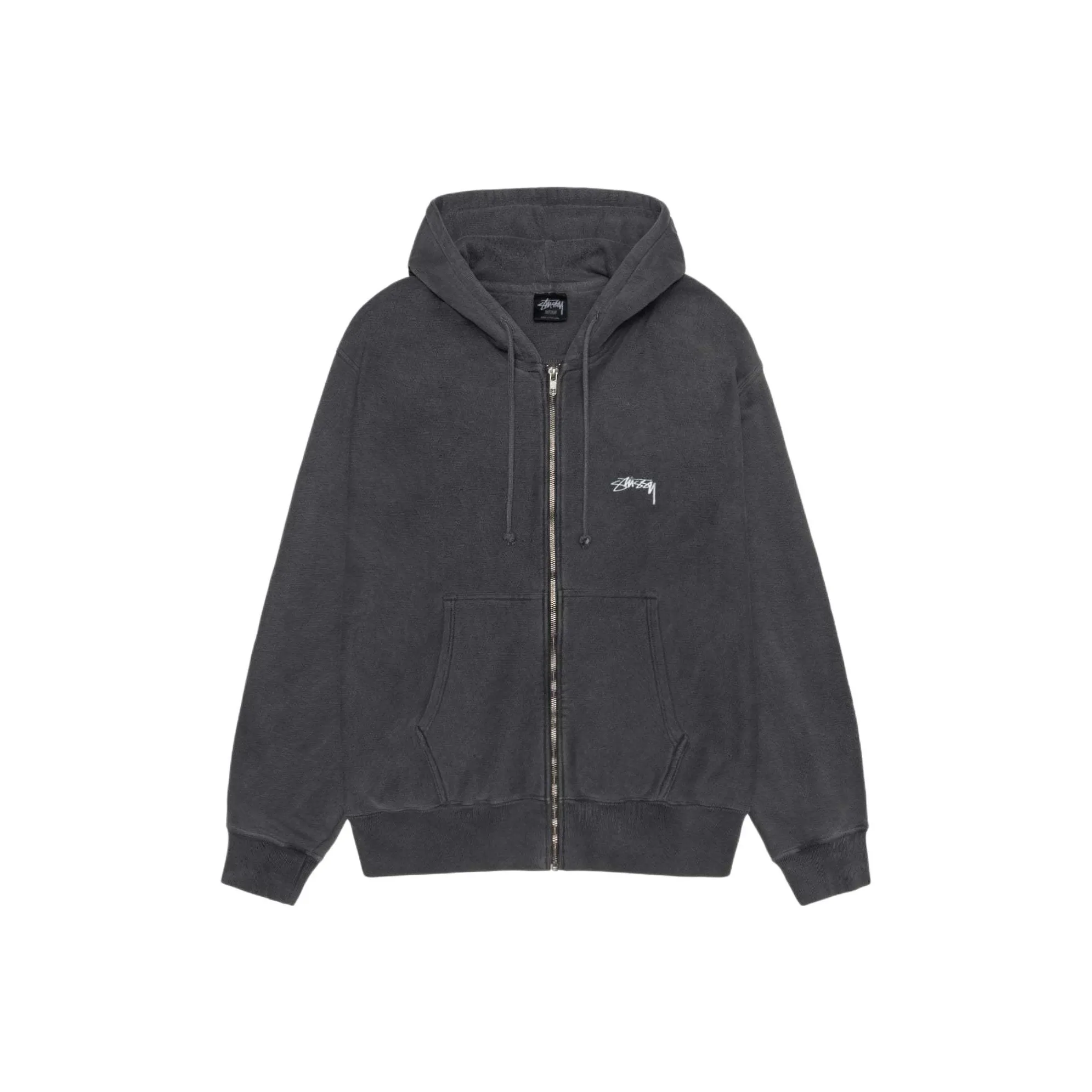 Stussy Smooth Stock Pigment Dyed Zip Hoodie