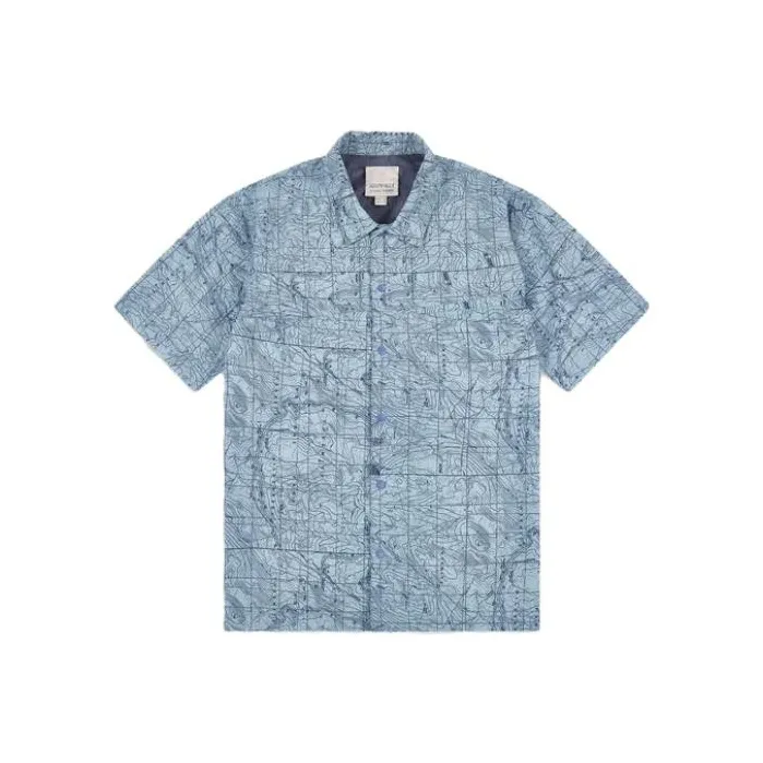 GRAMICCI Синий Мужская Рубашка