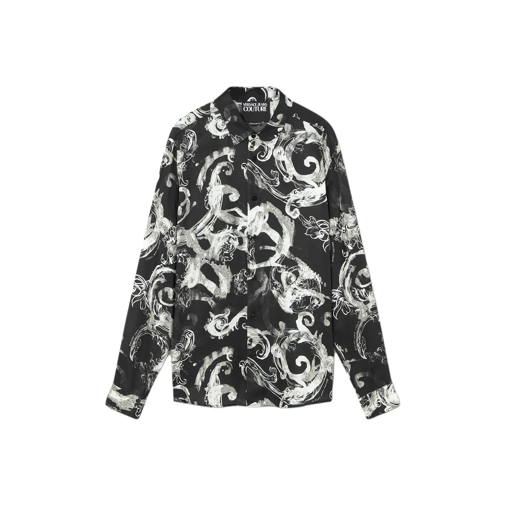VERSACE JEANS COUTURE SS24 Рубашка Мужская Черная