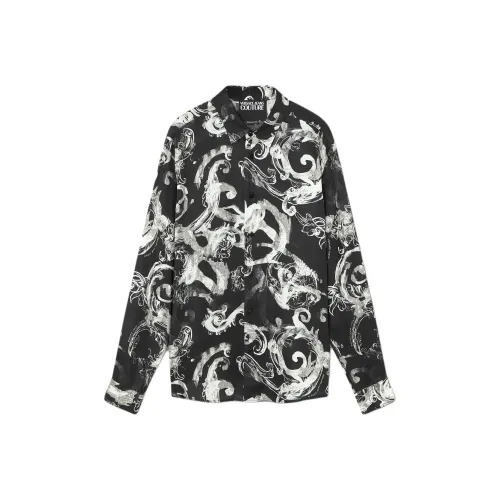 VERSACE JEANS COUTURE Черные Мужские Рубашки