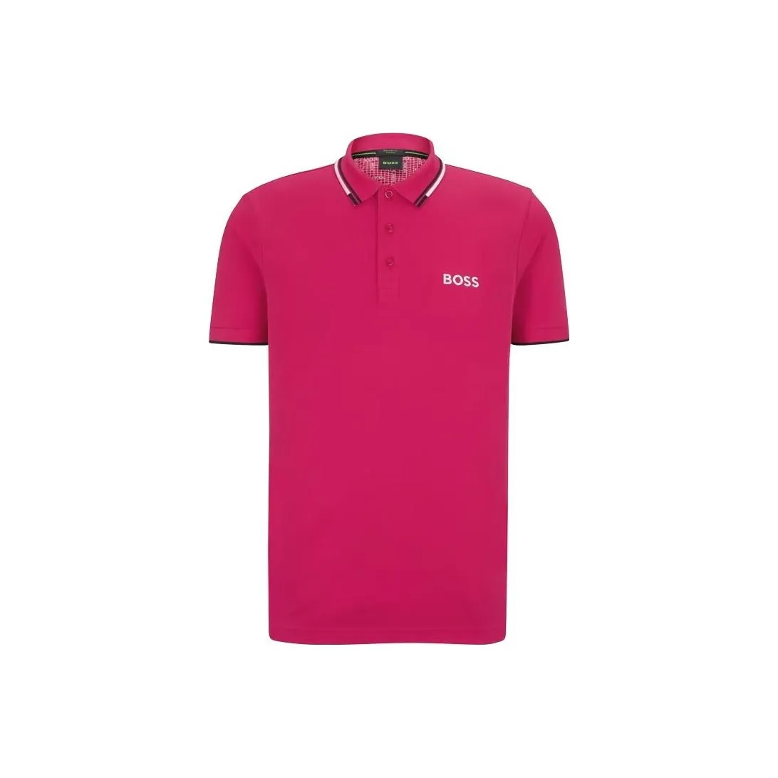 HUGO BOSS Polo Shirts Men's Red