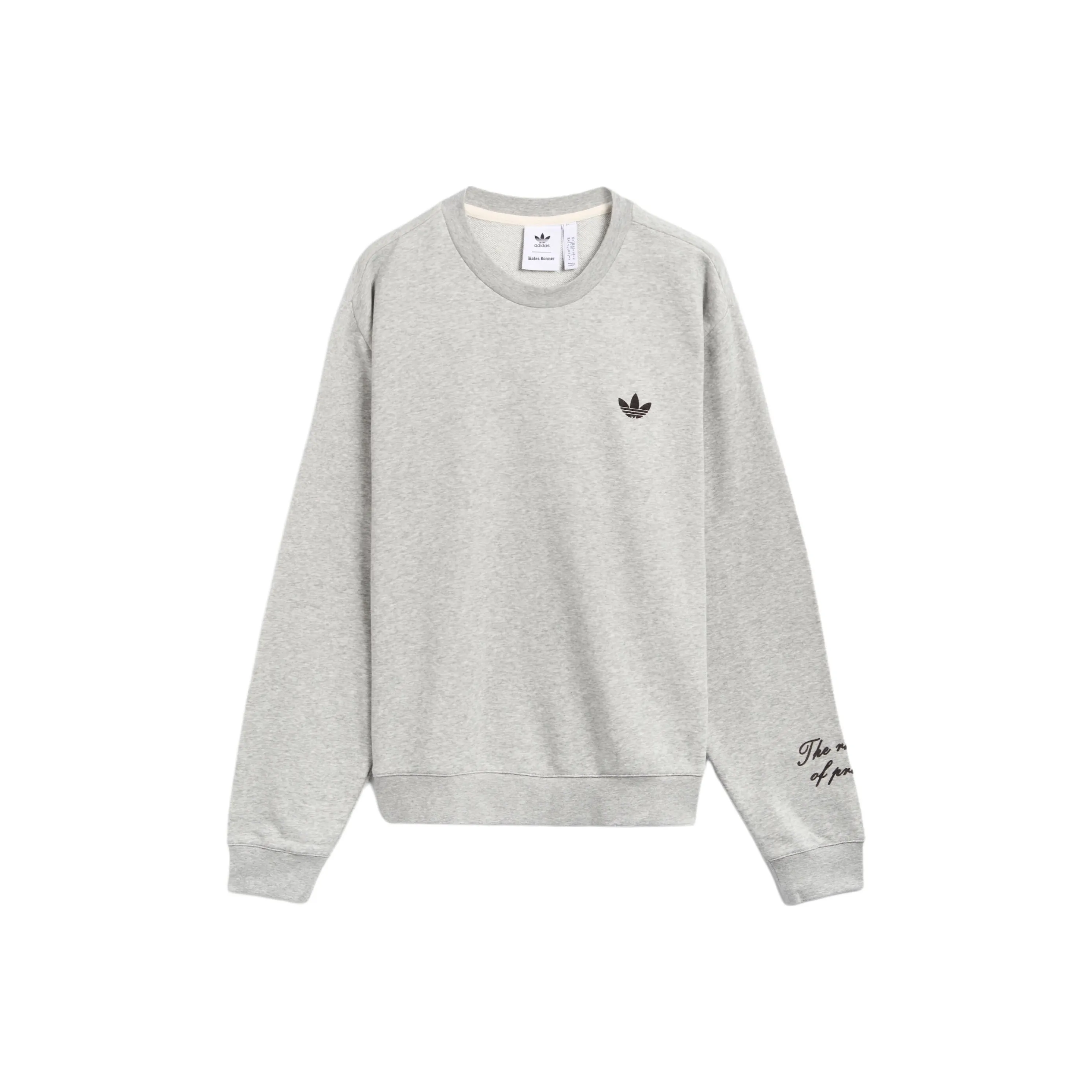 Adidas Originals x Wales Bonner Толстовка Мужская Серого цвета