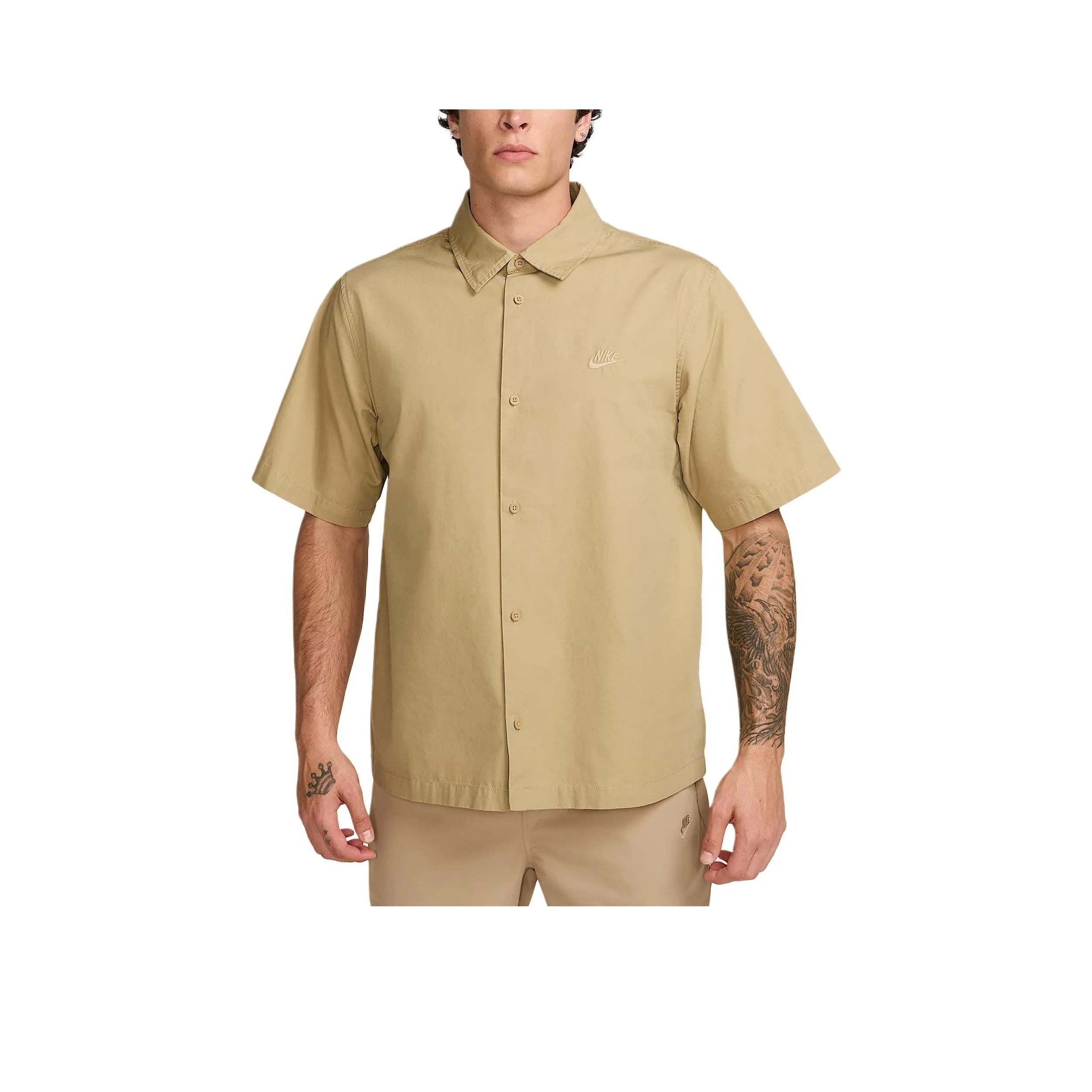 nike Клуб Рубашка Мужская Парашют Бежевый