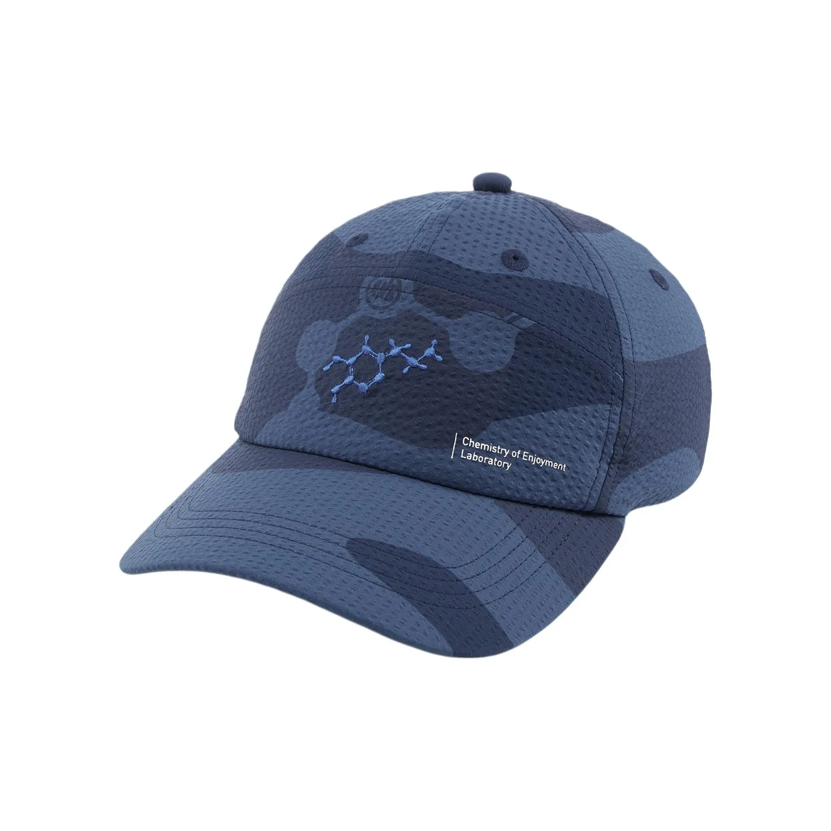 Лайнер x ANB Полиэстер Хлопок Кепки Унисекс Камуфляж Синий