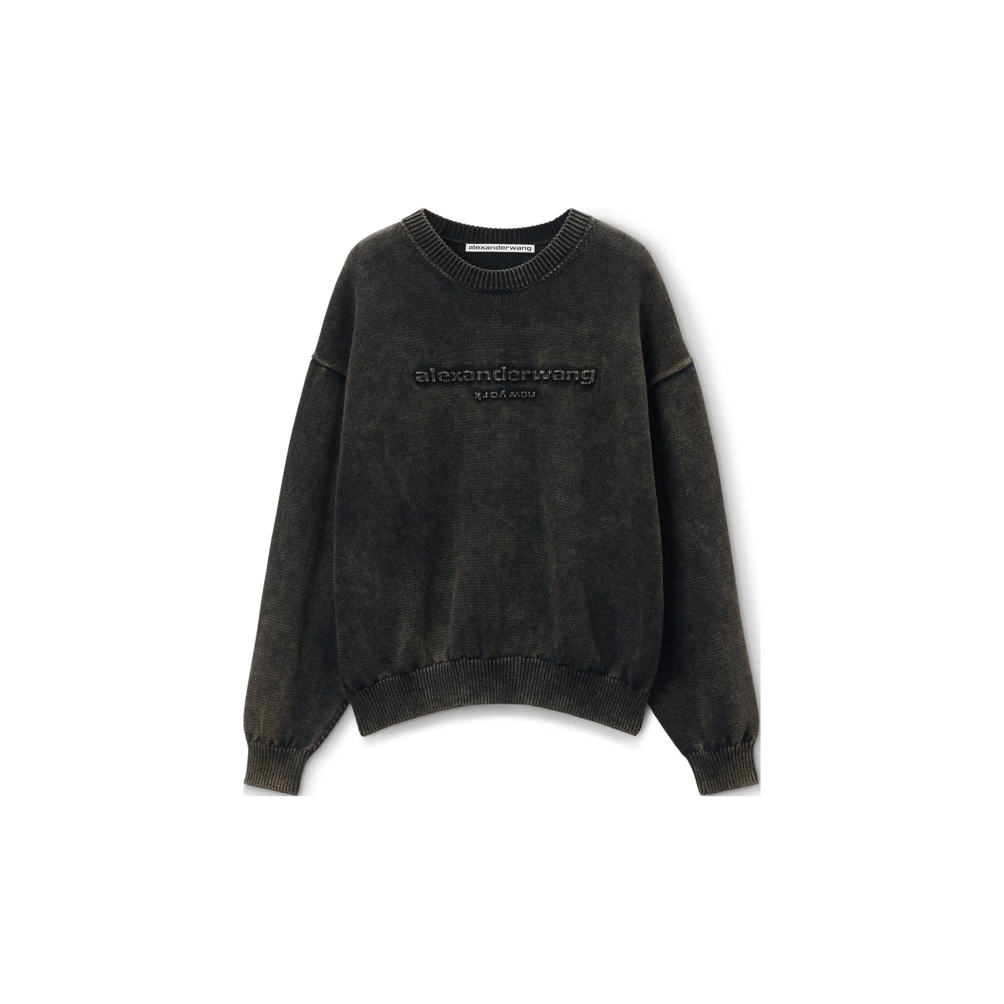 Alexander Wang Logo embossed Organic cotton Jumper