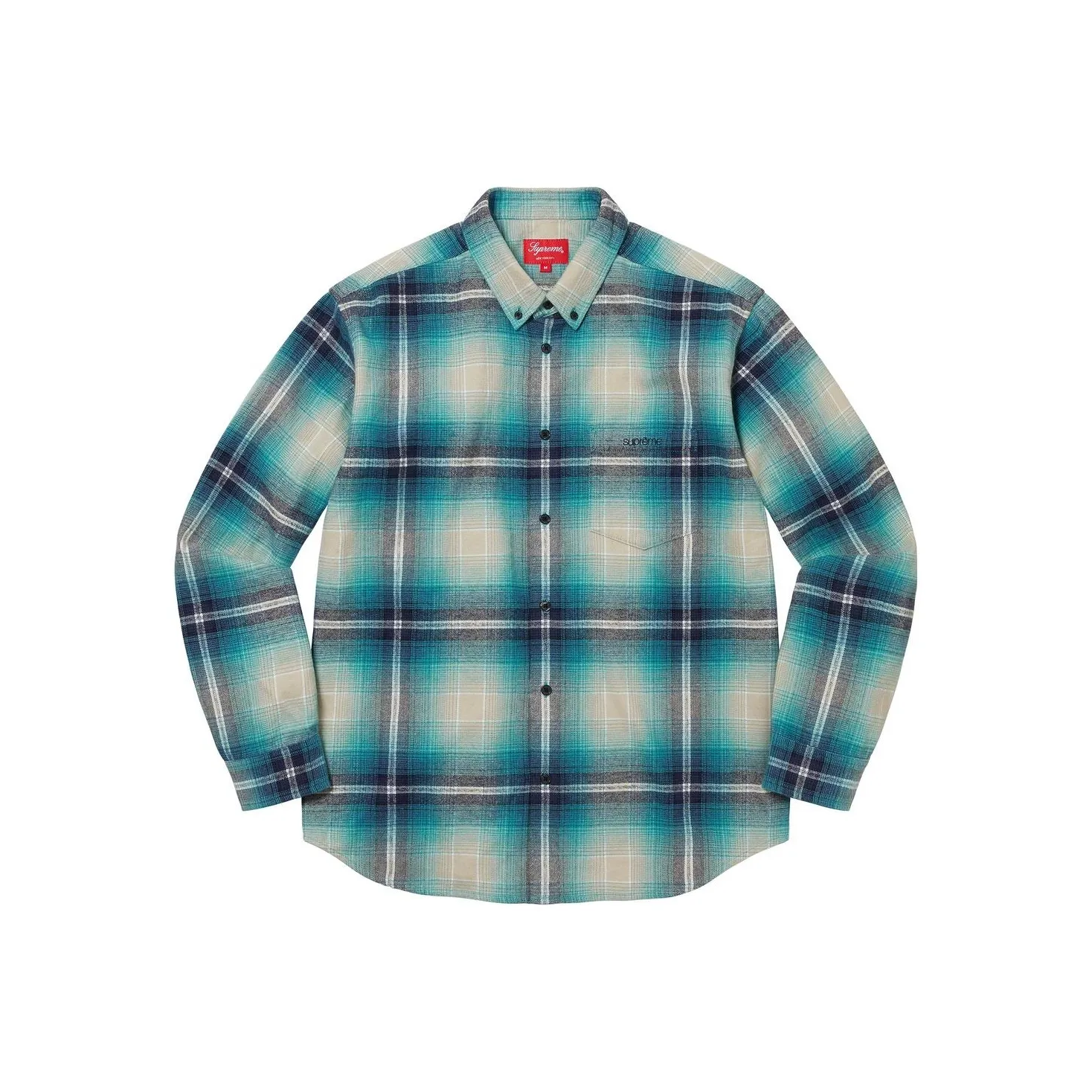 Supreme Shadow Plaid Flannel Shirt