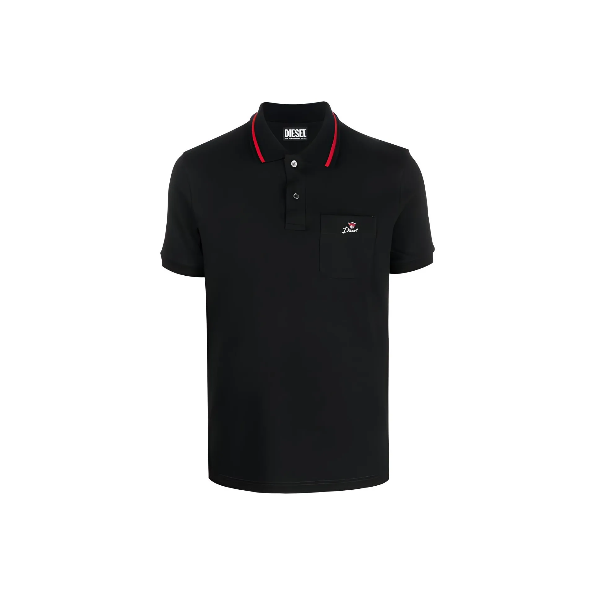 DIESEL Черное Унисекс Поло