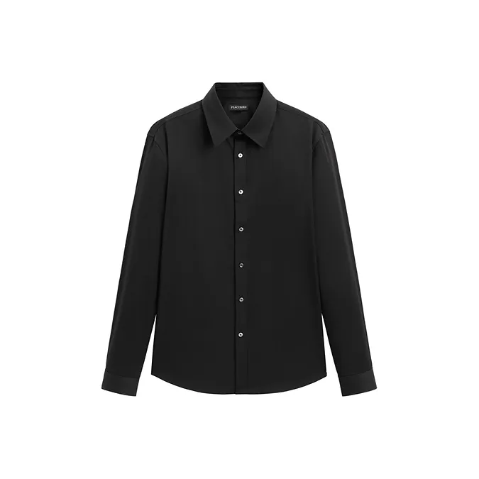 PEACEBIRD MEN Рубашка Мужская Черная