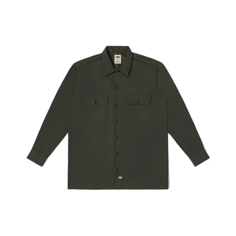 Dickies Рубашка Мужская Оливково-Зеленая
