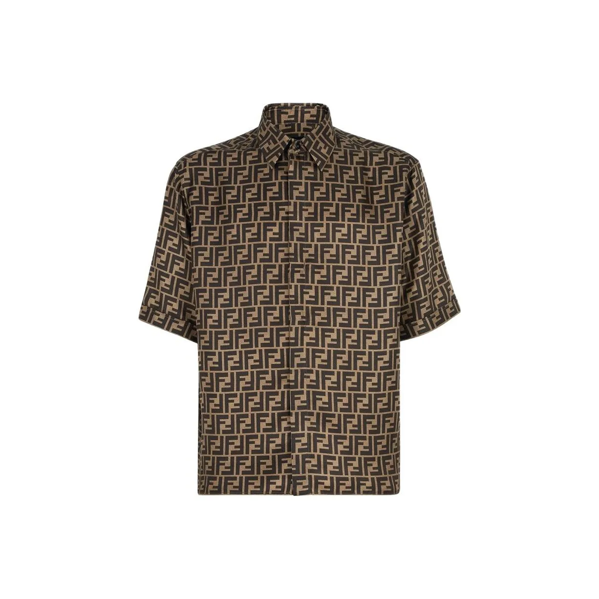 FENDI Ff Motif Silk Shirt