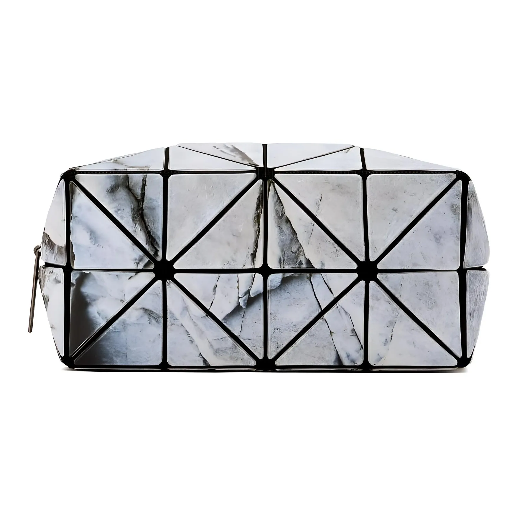 ISSEY MIYAKE PVC Поливинилхлоридная смола Коробка Сумка Косметичка Клатч Маленький Женская Белая