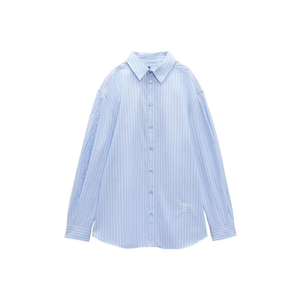 Zara X ADER ERROR ADER ERROR X Zara Shirts Unisex Blue