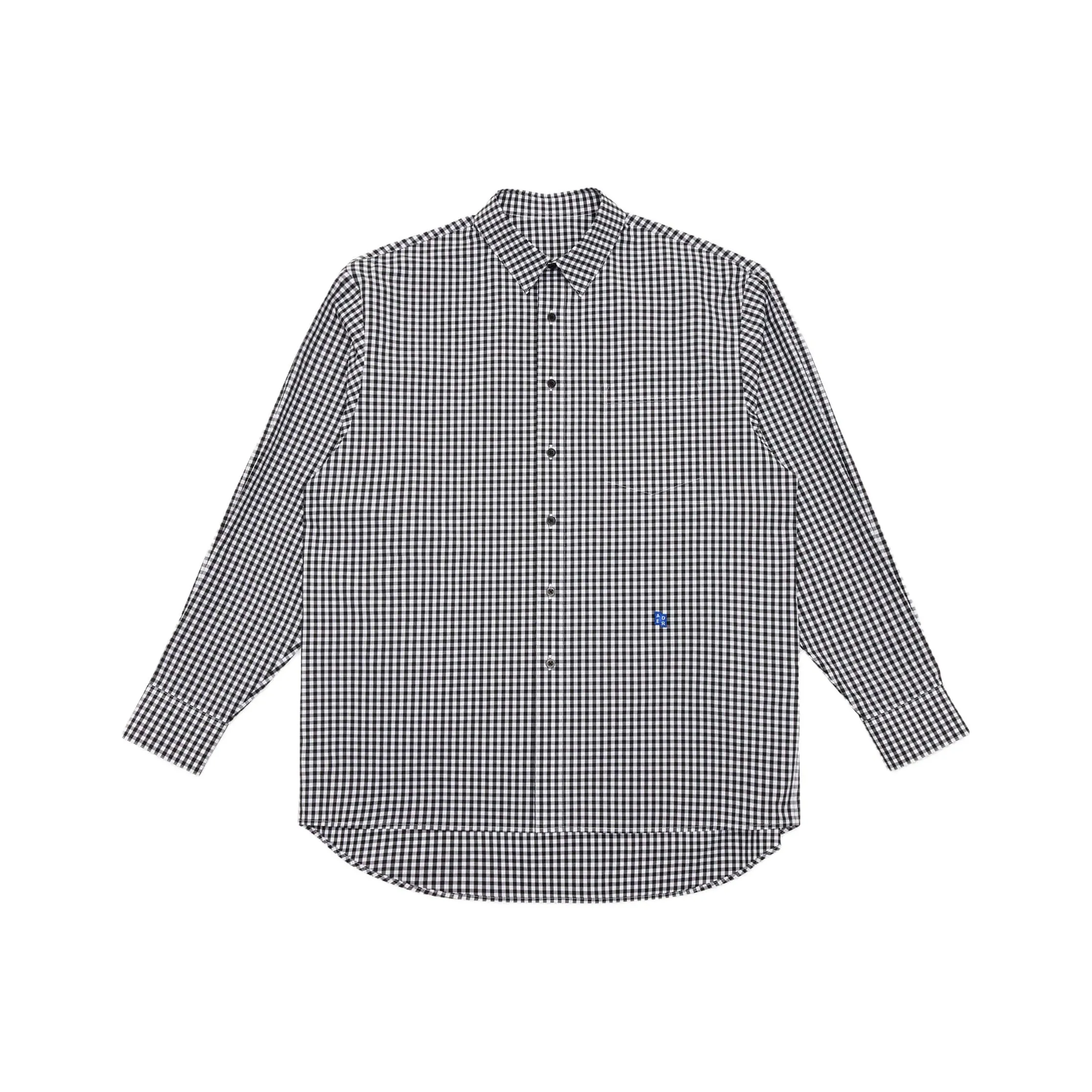 ADER ERROR ADER ERROR SS24 Significant Черная унисекс рубашка