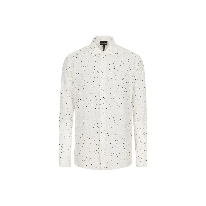 EMPORIO ARMANI SS22 Рубашка Мужская Белая