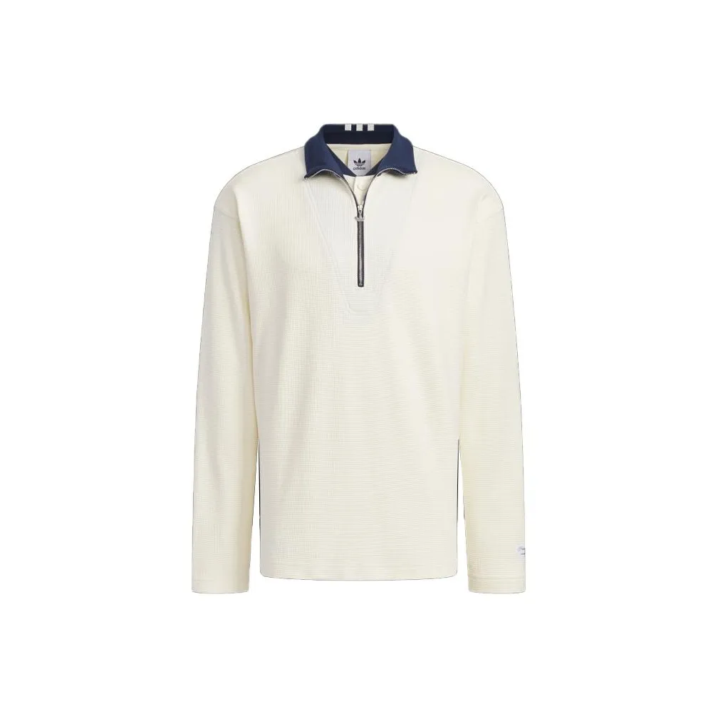 Adidas Originals Adidas Originals X Notitle Co branded Series Polo Shirts Unisex Beige