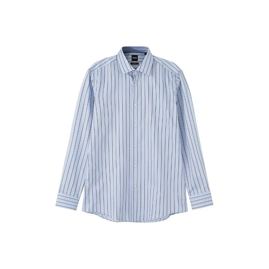 Hugo Boss SS24 Рубашка Мужская Светло-Синяя