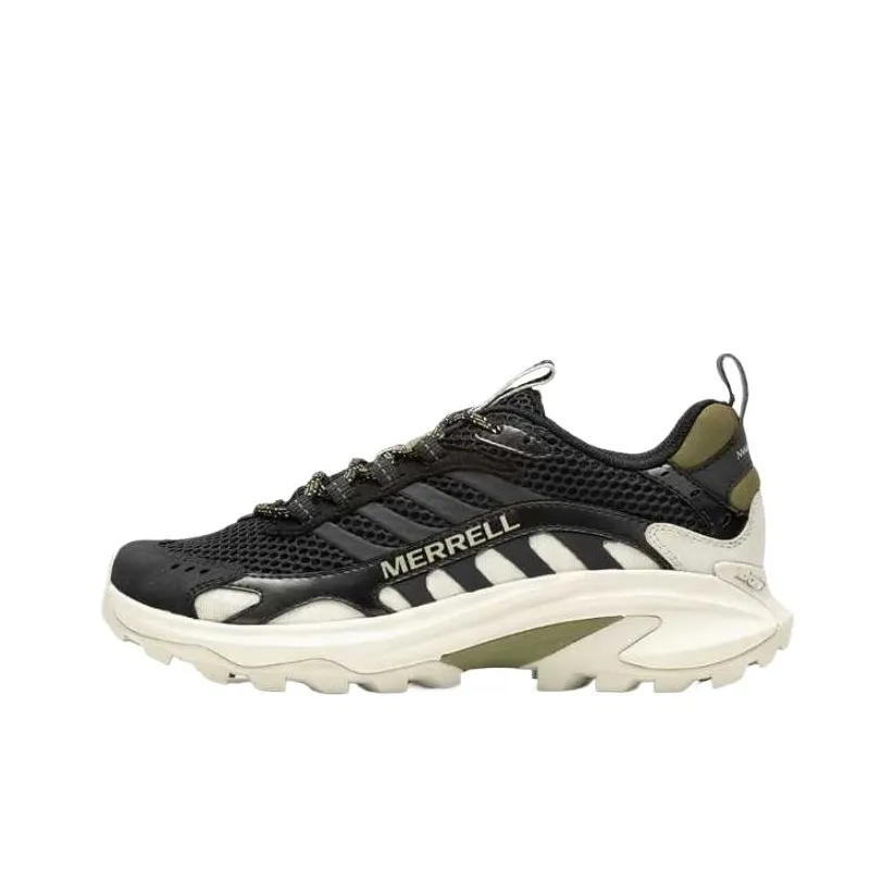 MERRELL MOAB SPEED 2 Shock Absorbers With Slip Resistant Features Low Top Running Shoes Women's Black