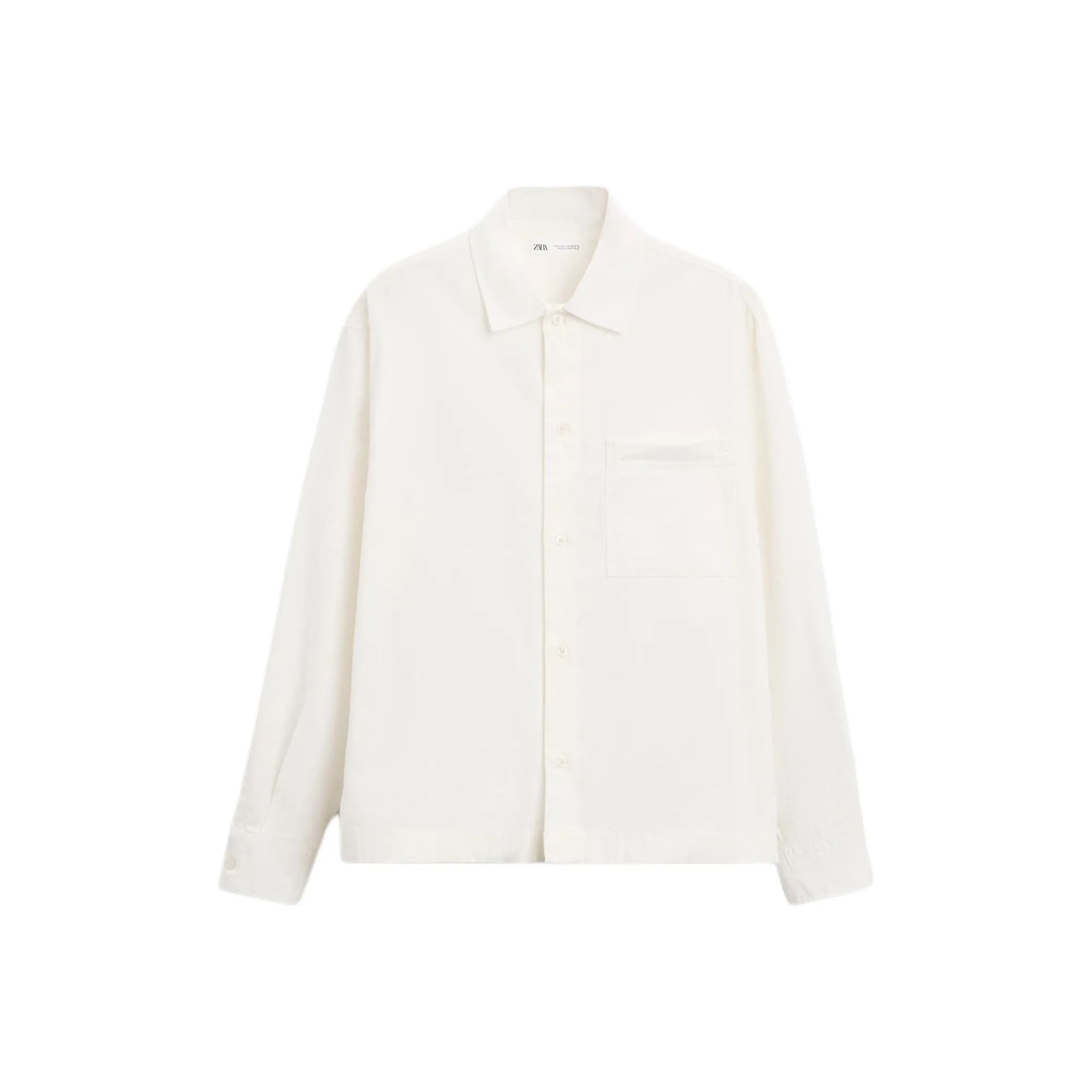 ZARA Белые Мужские Рубашки