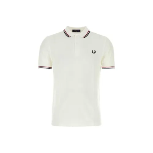 FRED PERRY Белый Мужское Поло