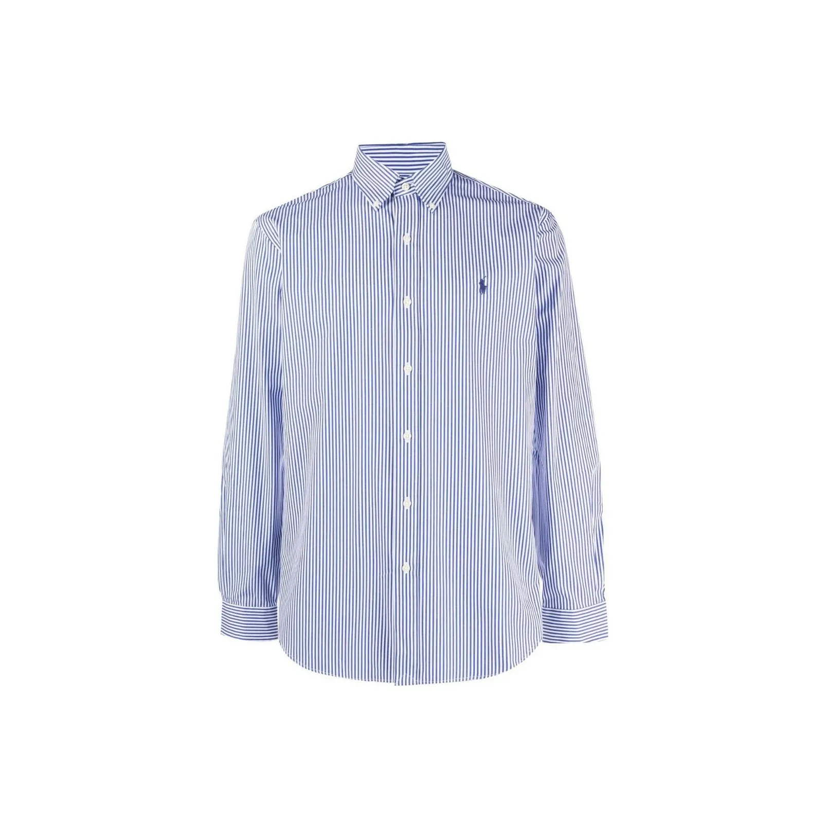 Polo Ralph Lauren SS23 Рубашка Мужская Синяя Белая