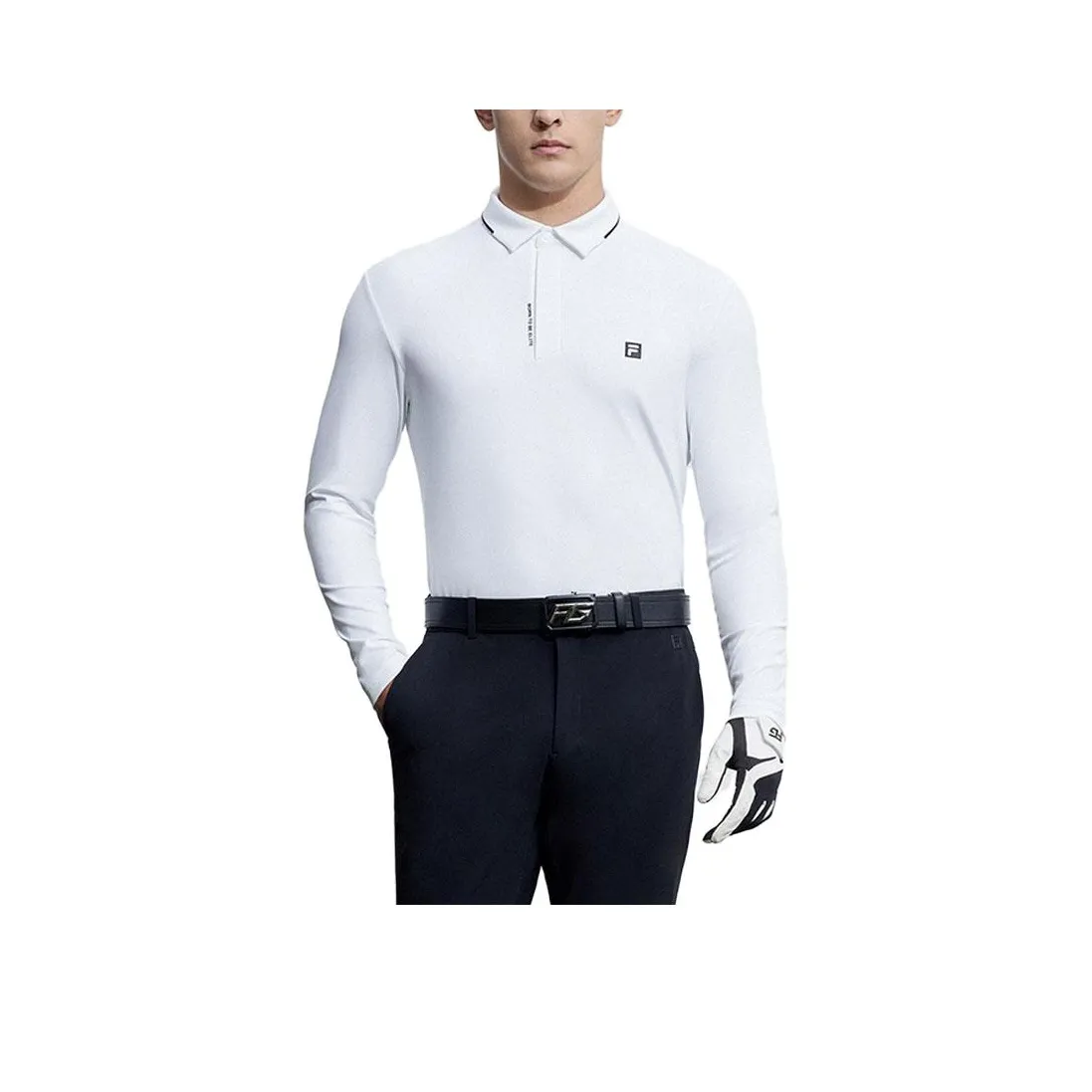 FILA Golf Series Polo Shirts Men's Jade White