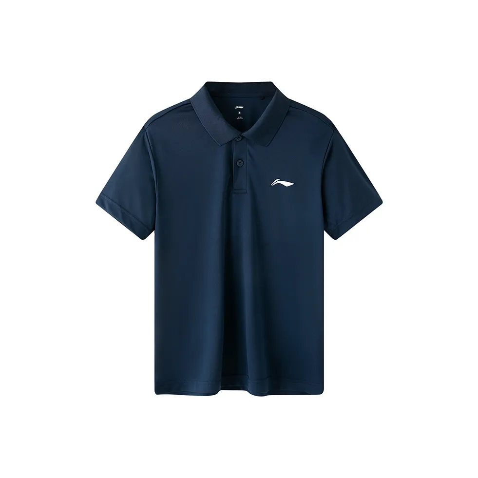 Поло с подкладкой мужской темно-синий