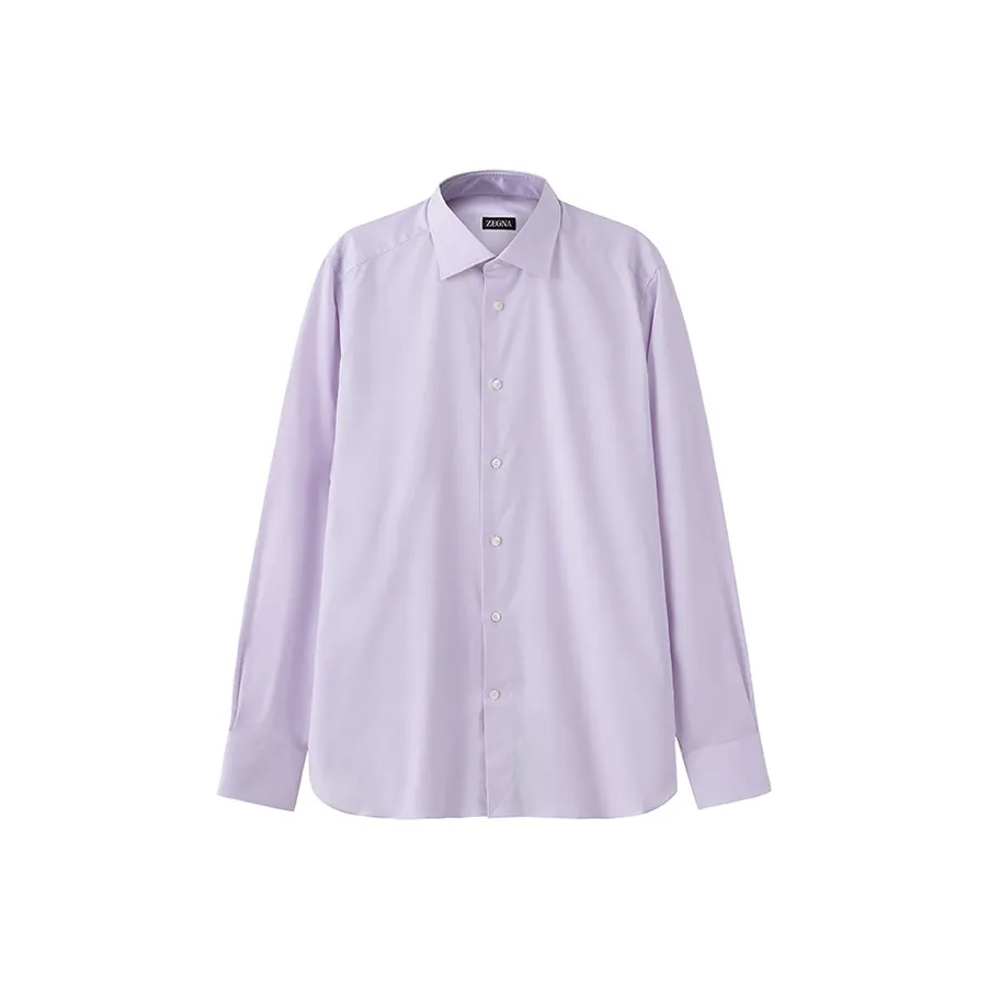 Zegna Long Sleeved Shirt Box Men's Light Smoke Pink