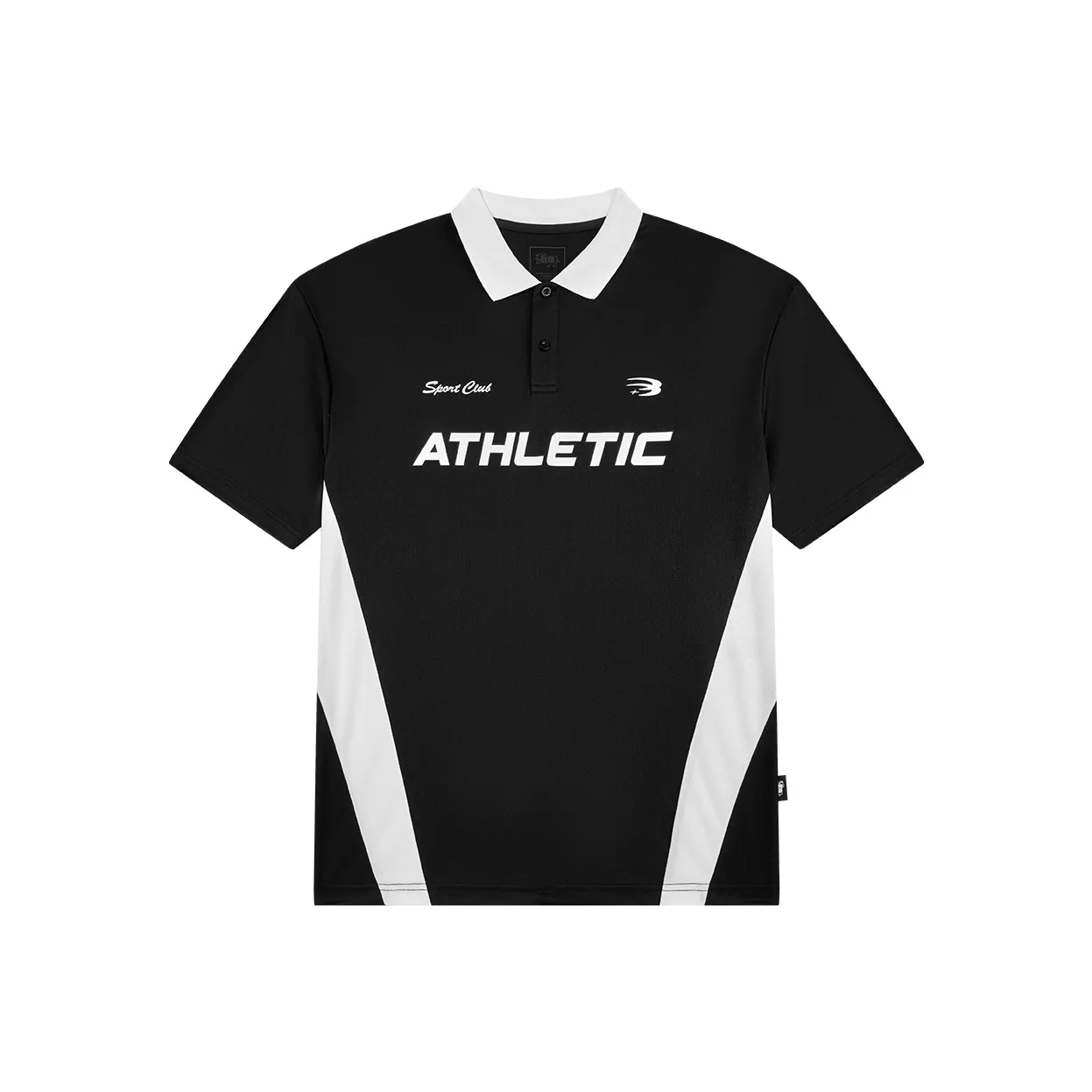 QIAODAN Поло Мужское Черное Джордан Белое